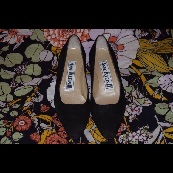 Black Suede Heels - Picture 1 of 3